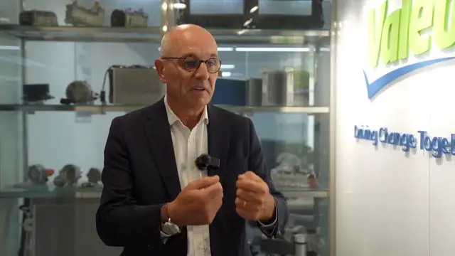 Video thumbnail for China: Valeo CEO calls China 'fitness center' for global auto industry.