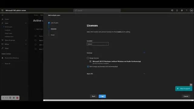 Video thumbnail for How to add multiple users to a Microsoft 365 tenant via the Admin Center portal