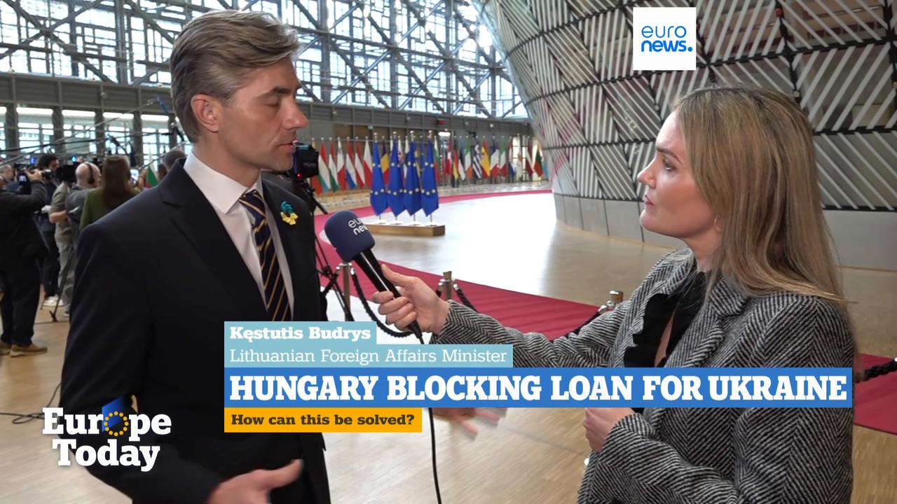 Video thumbnail for Change EU rules to stop Hungary's abuse of veto, Lithuanian foreign minister says