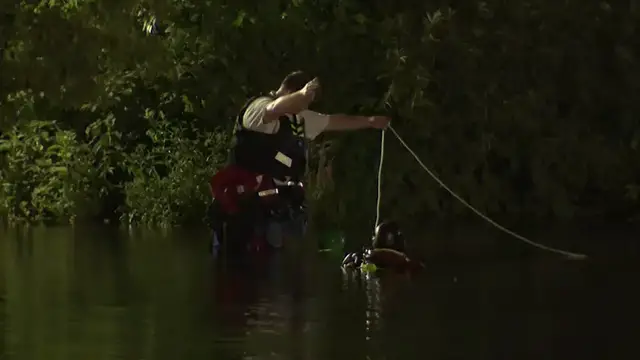 Video thumbnail for Search operation underway along Passaic River in Passaic