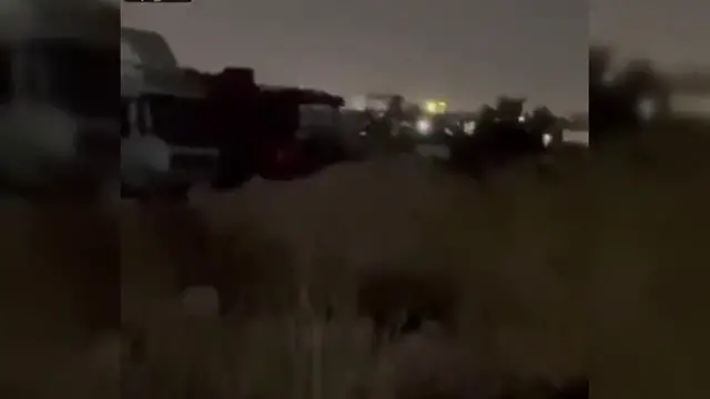 Video thumbnail for Iraq: U.S. Defenses Engage as Iranian Drones Target Erbil.