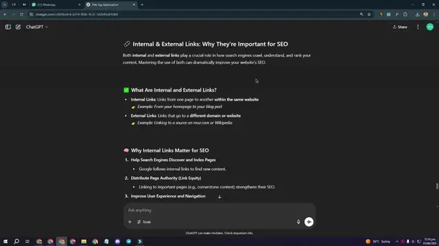 Video thumbnail for Internal and External Links SEO