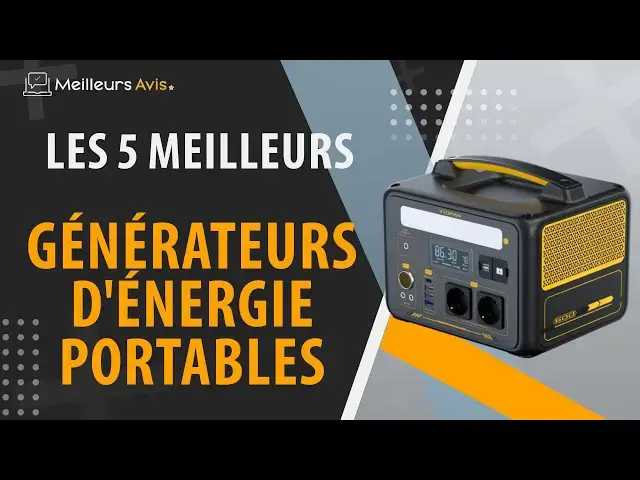 Video thumbnail for ⭐️ MEILLEUR GÉNÉRATEUR D'ÉNERGIE PORTABLE - Comparatif 2024