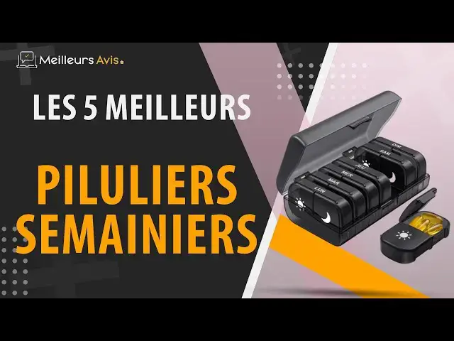 Video thumbnail for ⭐️ MEILLEUR PILULIER SEMAINIER - Comparatif 2024