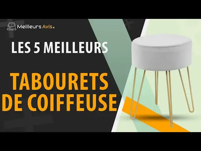 Video thumbnail for ⭐️ MEILLEUR TABOURET DE COIFFEUSE - Comparatif 2024