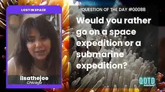 Video thumbnail for ilsathejoe's fear of drowning means she's going on a space mission. Stay safe up there!