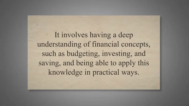 'Video thumbnail for Mastering Financial Intelligence: A Comprehensive Guide to Understanding, Developing, and Benefiting from Your Financial Acumen'