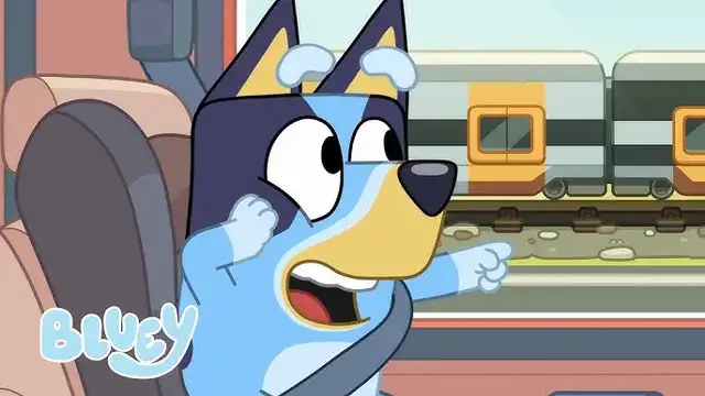 'Video thumbnail for Train Race! - Bluey Season 2 Highlight - Road Trip '