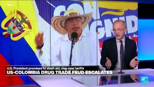'Video thumbnail for US-Colombia drug trade feud escalates'