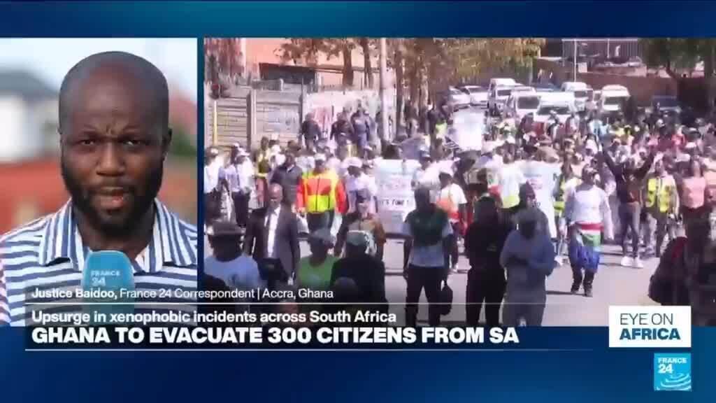 Video thumbnail for Ghana evacuates 300 citizens caught in xenophobic acts in South Africa