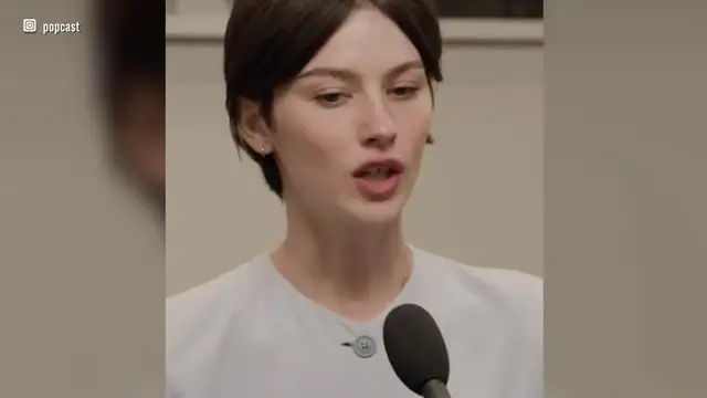 Video thumbnail for UNCAPTIONED: Gracie Abrams acknowledges 'nepo baby' status: 'I had a safety net'.