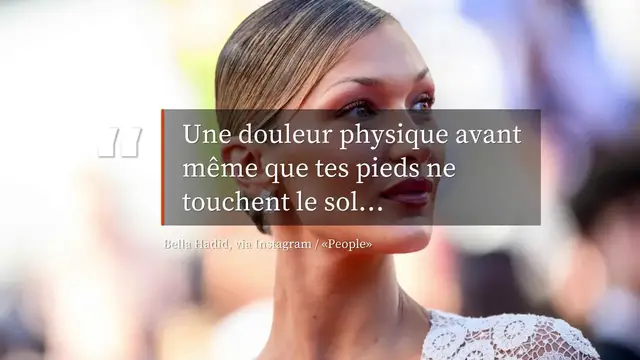 Video thumbnail for Bella Hadid, fragilisée par la maladie de Lyme, s'excuse d'avoir alarmé ses fans.