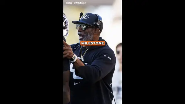 'Video thumbnail for Deion Sanders Gives Emotional Fatherhood Advice to Travis Hunter'