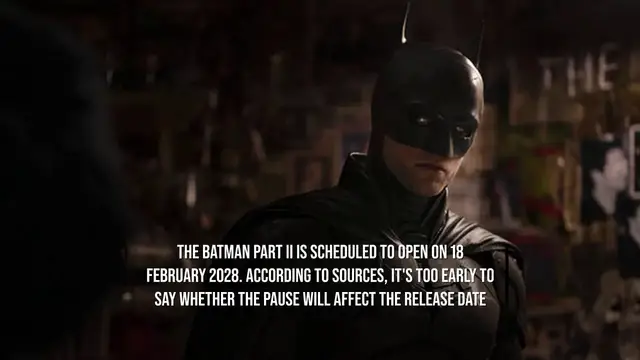Video thumbnail for The Batman Part II halted as Matt Reeves deals with 'family matter'.