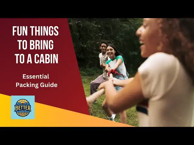 Video thumbnail for Fun Things to Bring To A Cabin - Essential Packing Guide for Your Cabin Getaway