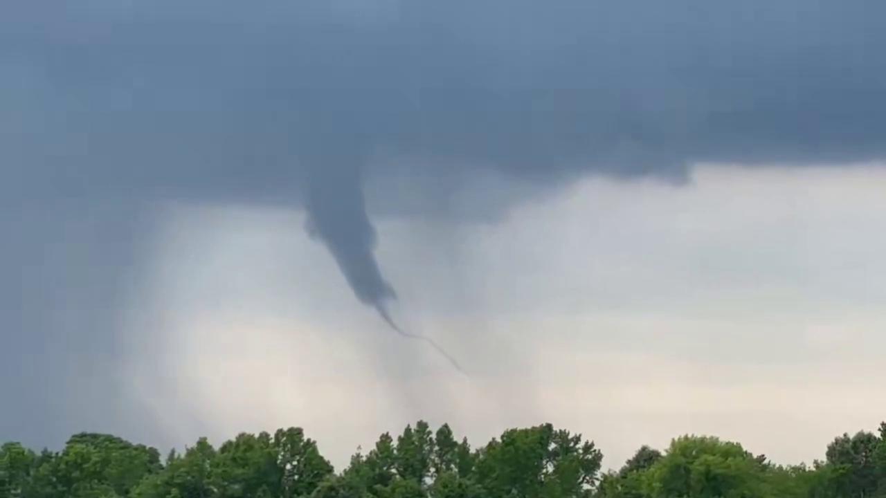 Video thumbnail for US: Tornado Touches Down Near Russell As Violent Arkansas Storms Intensify.