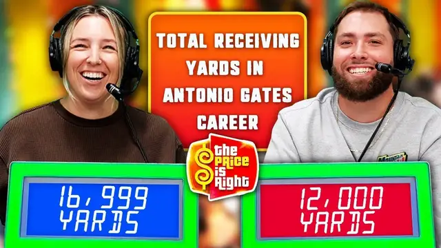 'Video thumbnail for Down to the Wire in NFL Price is Right!'
