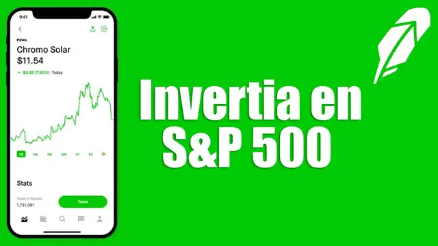 Video thumbnail for (499) invirtiendo en s&p 500 etf con robinhood