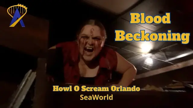 Video thumbnail for Blood Beckoning Haunted House at Howl O Scream SeaWorld Orlando 2023