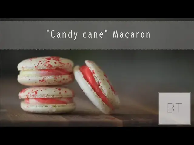 Video thumbnail for "Candy cane" Macaron | Byron Talbott