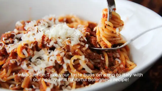 Video thumbnail for Bolognese Recipe