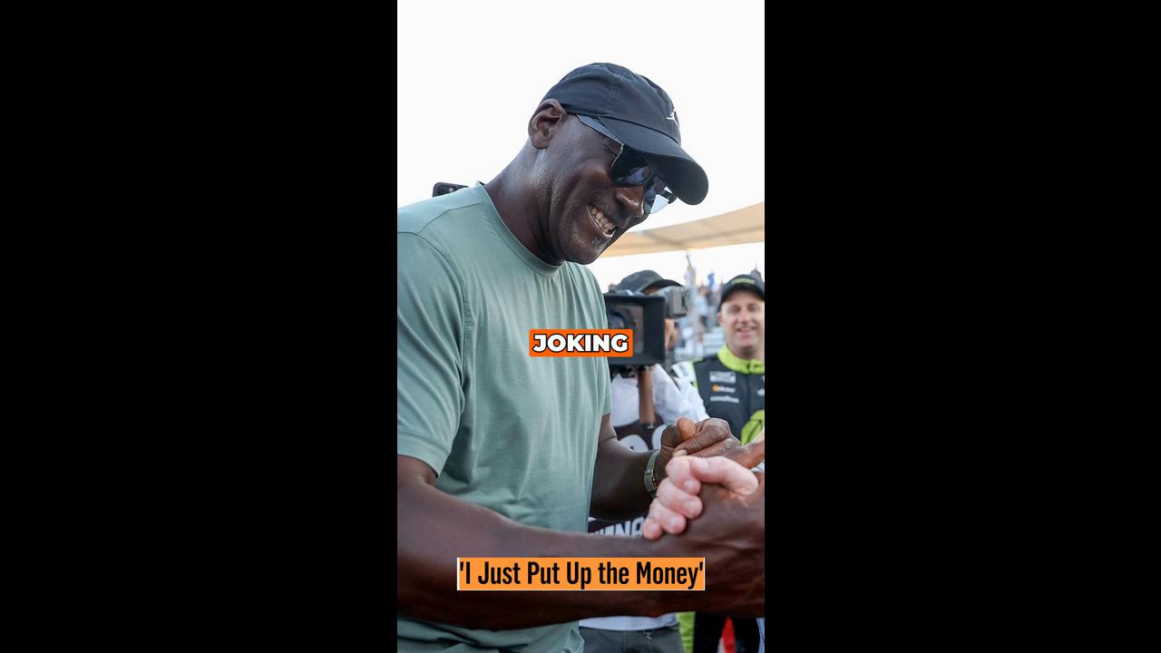 Video thumbnail for Michael Jordan Reacts to 23XI Racing’s Historic NASCAR Three-Peat