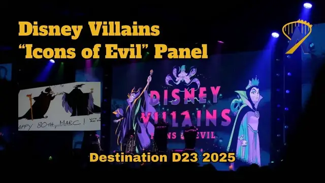 'Video thumbnail for Disney Villains “Icons of Evil” Panel from Destination D23 - Villains Land Details & More!'
