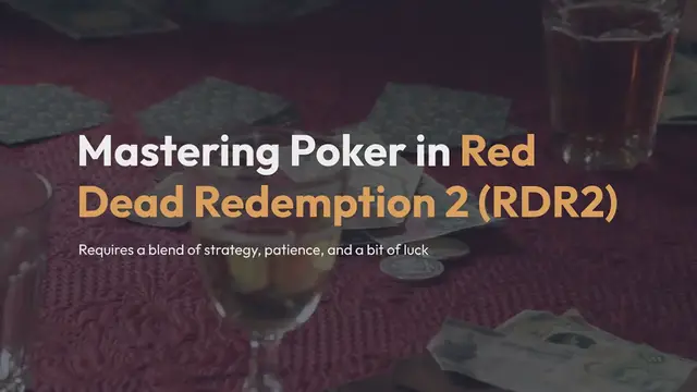'Video thumbnail for Strategies For Poker in Red Dead Redemption 2'
