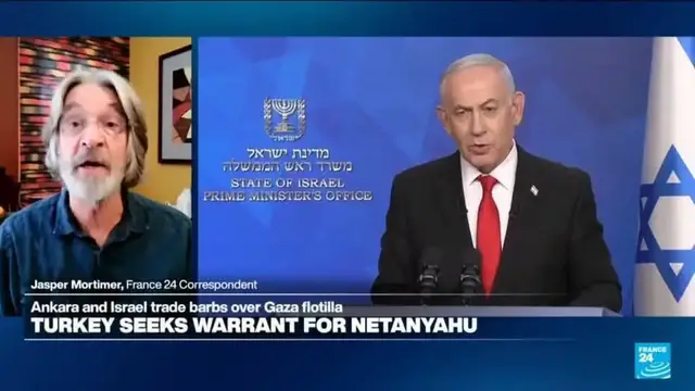Video thumbnail for Turkey seeks arrest warrant for Israeli PM Netanyahu, fueling tensions