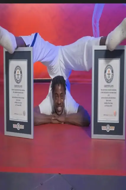 'Video thumbnail for Most full body revolutions maintaining a chest stand position in one minute (male) - 38 by Eddie John Browne'