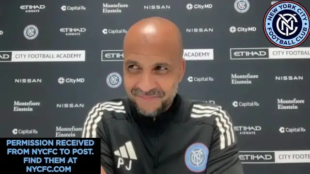 'Video thumbnail for Stream Punk Soccer: nycfc vs dc united: pascal jansen pre-match press conference analysis (8-28-25)'