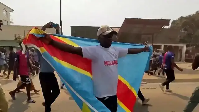 'Video thumbnail for DRC: Hundreds of protesters gather in Uvira to demand General Gasita's removal'