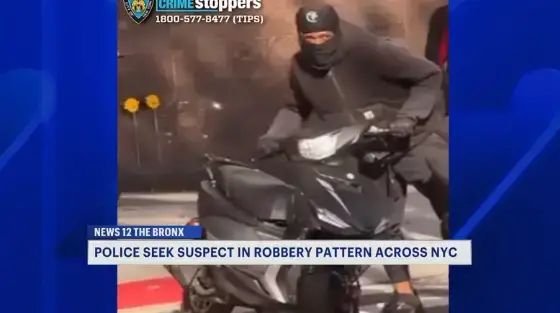 Video thumbnail for Man wanted for multiple robberies in New York City