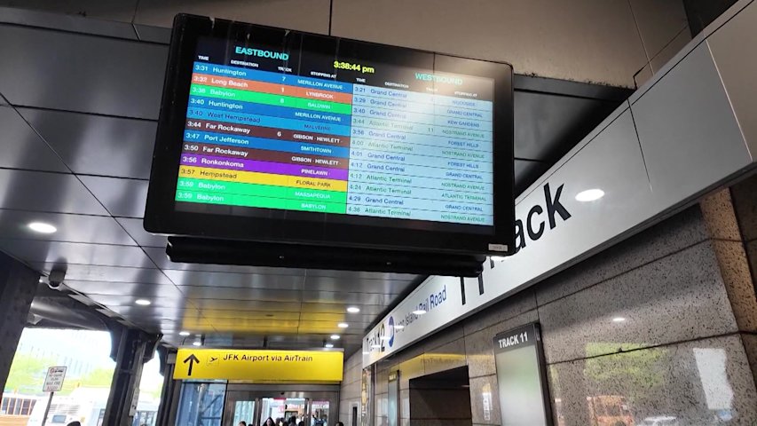 Video thumbnail for Amtrak says Penn Station service expected to resume as crews repair fire damage near terminal