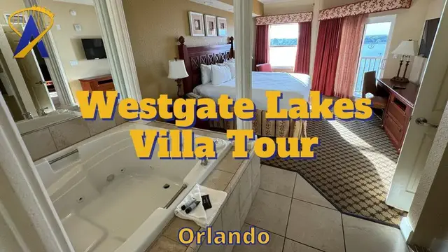 Video thumbnail for Room Tour: Westgate Lakes Resort One Bedroom Deluxe Villa