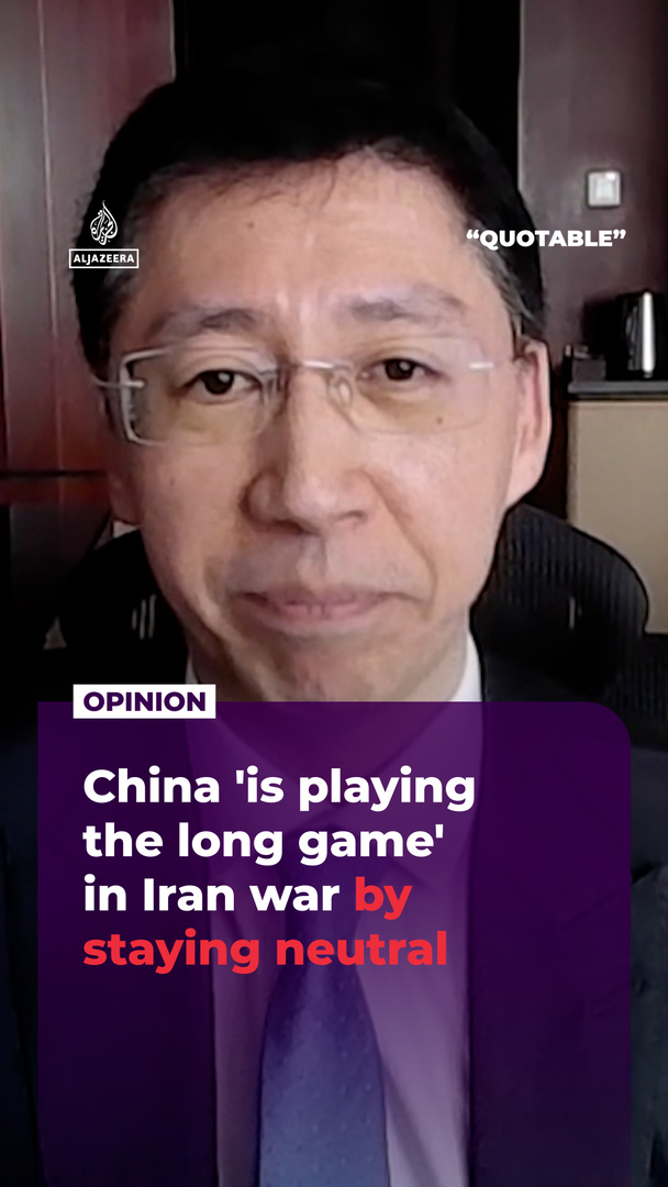 Video thumbnail for China 'is playing the long game' in Iran war by staying neutral