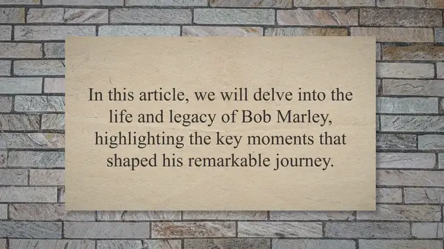 'Video thumbnail for Bob Marley: A Musical Icon Who Transcended Borders'