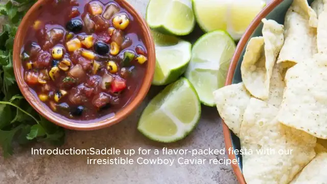 Video thumbnail for Cowboy Caviar Recipe