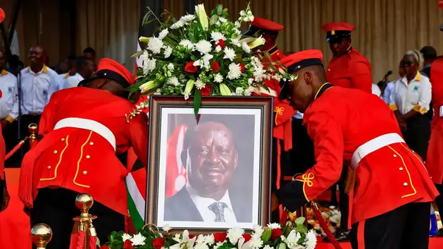 'Video thumbnail for Kenya’s revered opposition leader Raila Odinga laid to rest'