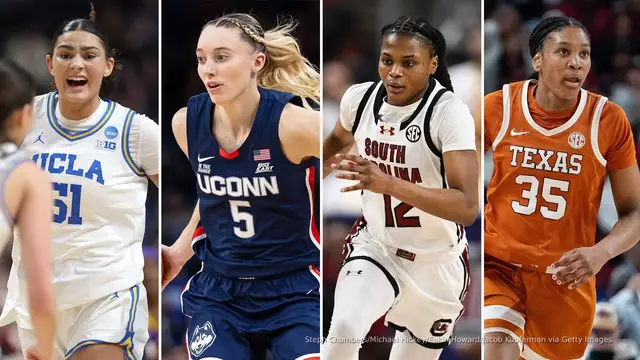 Video thumbnail for Women's Final Four: UCLA, UConn, South Carolina, Texas chase history