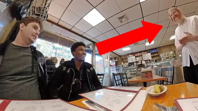 Video thumbnail for Black Guy Orders in Yiddish at Jewish Restaurant, Everyone Shocked