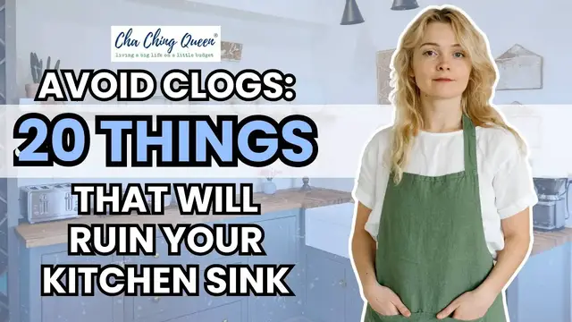 'Video thumbnail for 20 items that would ruin your kitchen sink'