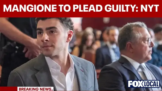 Video thumbnail for Luigi Mangione expected to take federal plea deal in court Friday: NYT