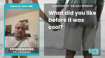 Video thumbnail for rsrexkwondo is an early metalhead! Rock on, dude!