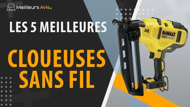 Video thumbnail for ⭐️ MEILLEURE CLOUEUSE SANS FIL - Avis & Guide d'achat (Comparatif 2022)