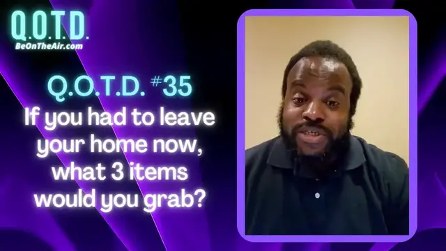 Video thumbnail for QOTD Fan Answers: Your Go Bag!