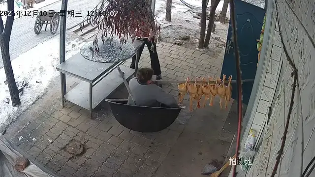 Video thumbnail for Man Falls Into Giant Cooking Pot in Hilarious Xinjiang Mishap