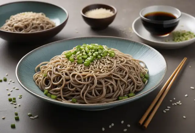 Video thumbnail for Simple Soba Noodles Recipe