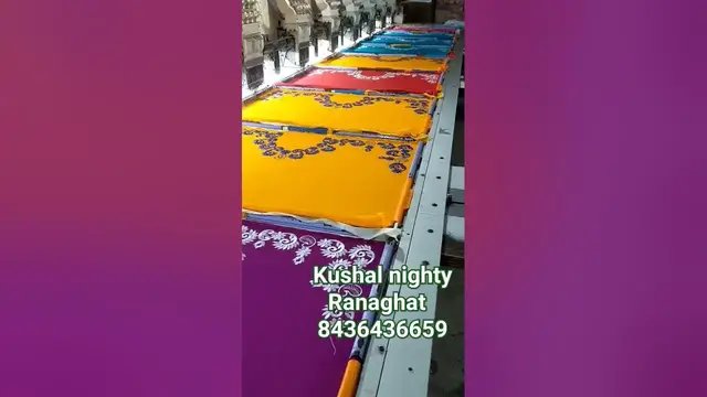 'Video thumbnail for Embroidery design nighty #nighty #kushal nighty # nighty short video# Howrah haat'