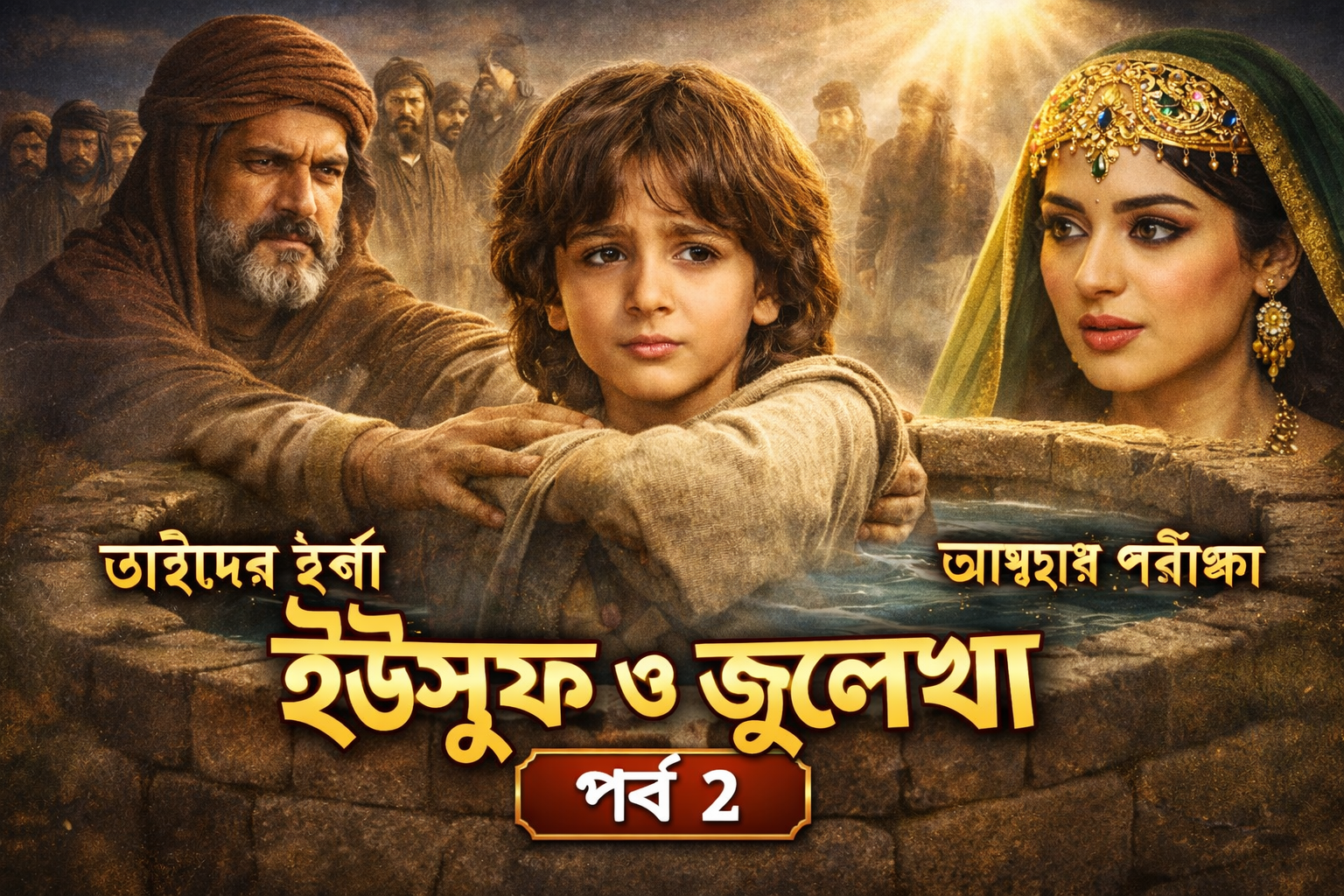 Video thumbnail for ইউসুফ জুলেখা পর্ব 2 | বাংলা ডাবিং | Joseph The Prophet | Yousuf Zulekha